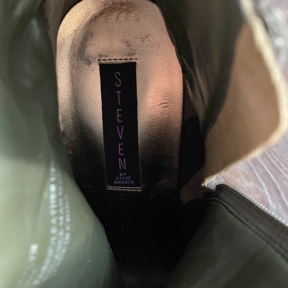 Steve Madden army green booties sz 10 - Picture 8 of 12